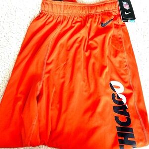 NWT Chicago Bears Nike Dri Fit NFL Training Equipment Practice Shorts